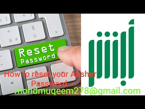 How To Reset your Absher Password #riyadh_today #absher_account - YouTube