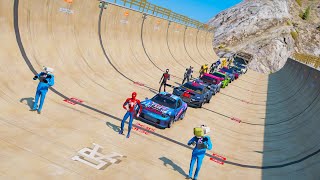 Team SuperHeroes Spiderman and Wolverine Challenge Miles Morales GTAV Skibidi TVman Человек Паук !