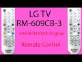 LG TV SRJD A54E Remote Control RM 609CB 3 Eastern Star Original Brand Unboxing & Review 2025