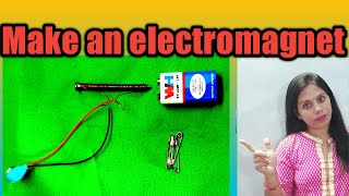 How to Make an Electromagnet -science project |Electromagnetic induction| at home|sonisinghphysics screenshot 4