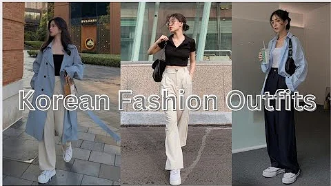 Korean Fashion Outfits || Aesthetic Korean Outfit Ideas ✨