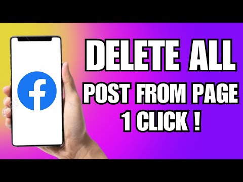 How To Delete All Post From Facebook Page At Once (2023)