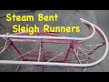 Custom Steam Bent Cutter Sleigh Runners | Engels Coach Shop