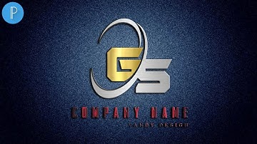 G S 3d professional logo design on android pixellab tutorial[Vandy Design]