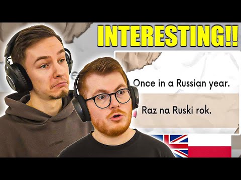 12 POLISH PHRASES THAT BRITISH PEOPLE FIND HILARIOUS - ENGLISH/POLISH REAKCJA! (POLSKIE NAPISY)
