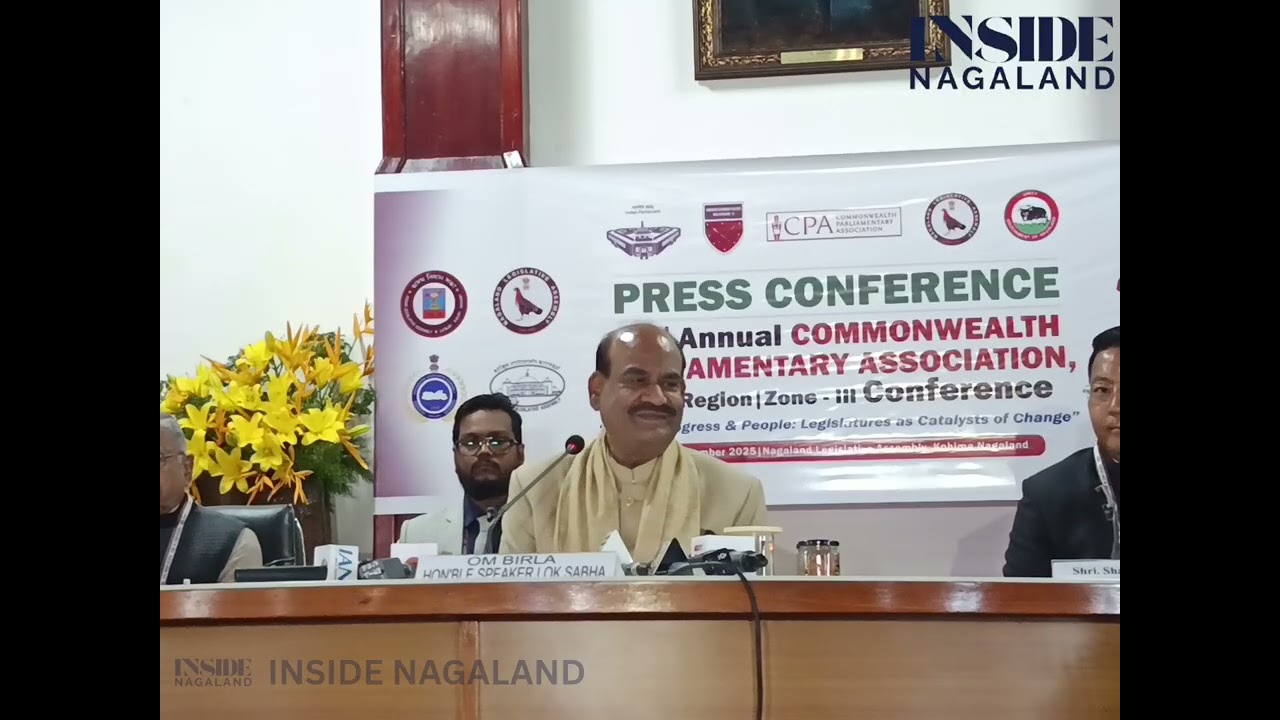 Om Birla Addresses Media in Nagaland, Highlights from CPA Zone-III Conference at Kohima