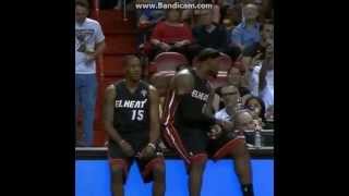 Lebron James Dancing During Timeout