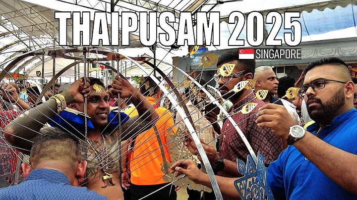 Thaipusam 2025 தைப்பூசம் - Full Walk From Beginning to End - Singapore 🇸🇬 [4K]