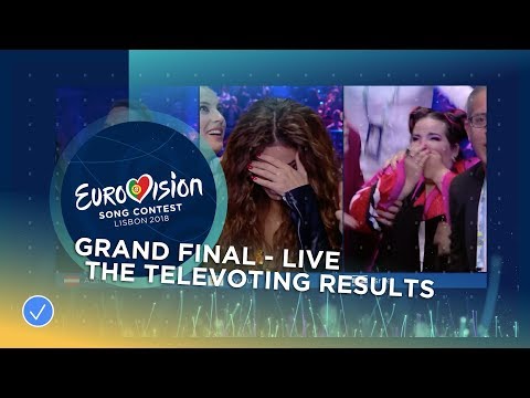 The exciting televoting results sequence of the 2018 Eurovision Song Contest!