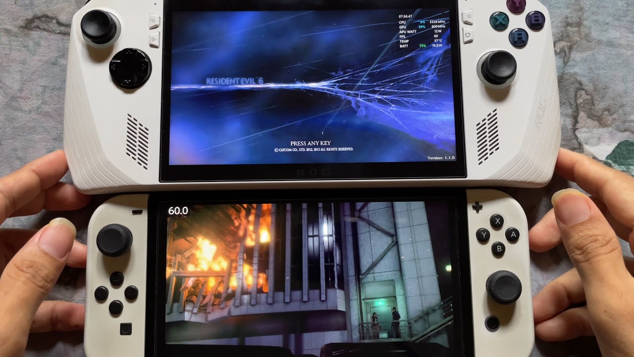 Resident Evil 6 - Nintendo Switch 60 fps | Asus Rog Ally (pc