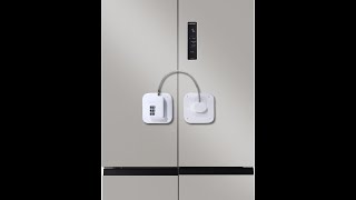 Secure Your Home  Easy Installation of Our Upgraded Child Safety Lock for Refrigerators !