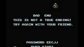 NES Bubble Bobble ending (bad ending)