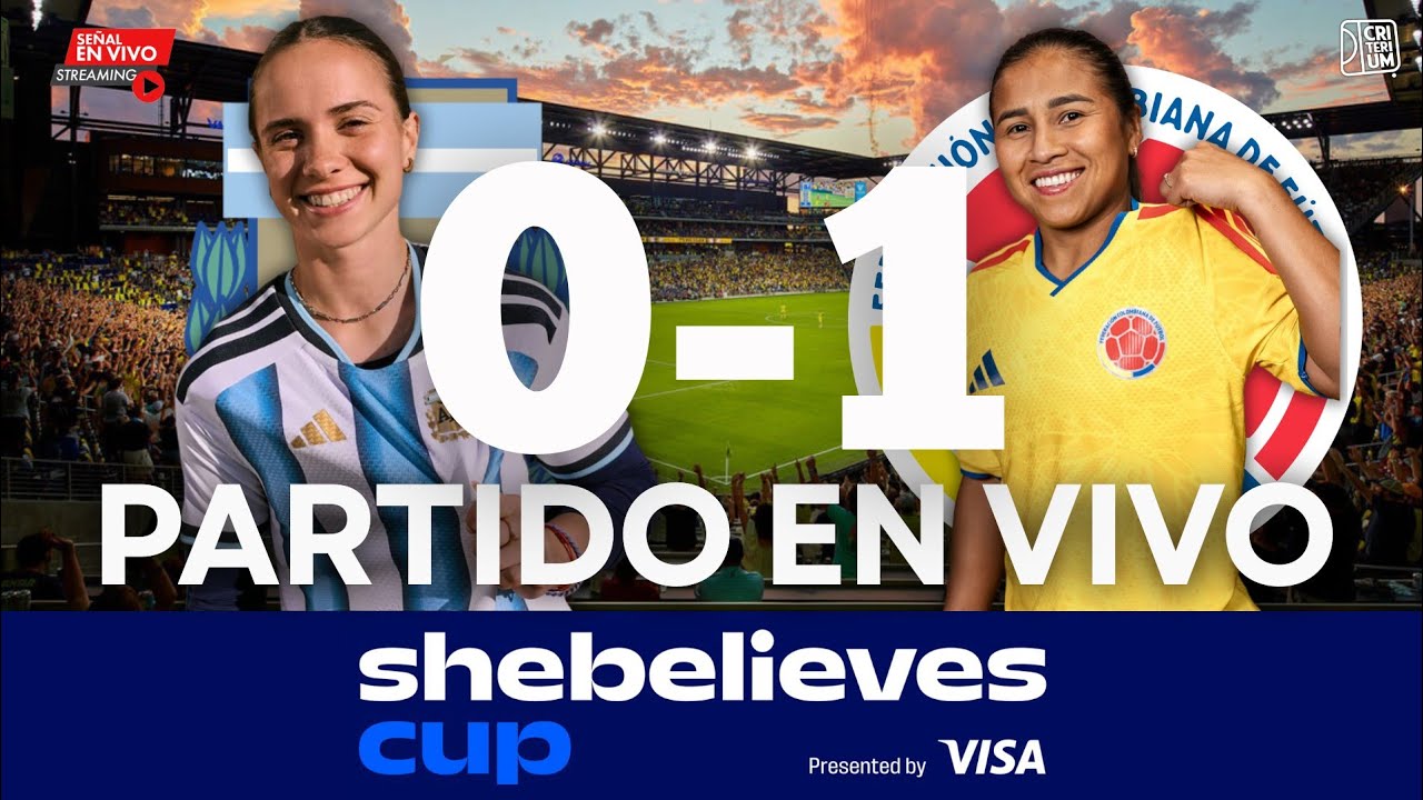 🔴 EN VIVO HOY Fútbol Femenino Argentina vs Selección Colombia | She Believes Cup 2026