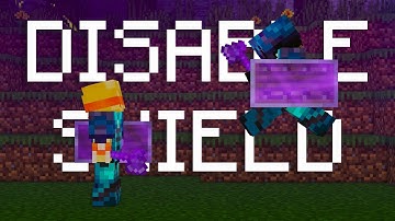 How To Disable Anyones Shield FAST | Minecraft PVP