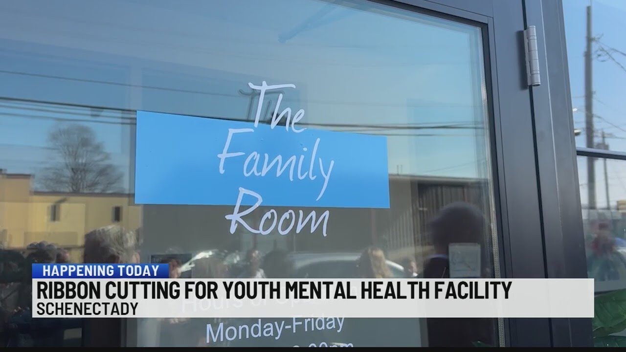 Youth mental health center opens in Schenectady - YouTube