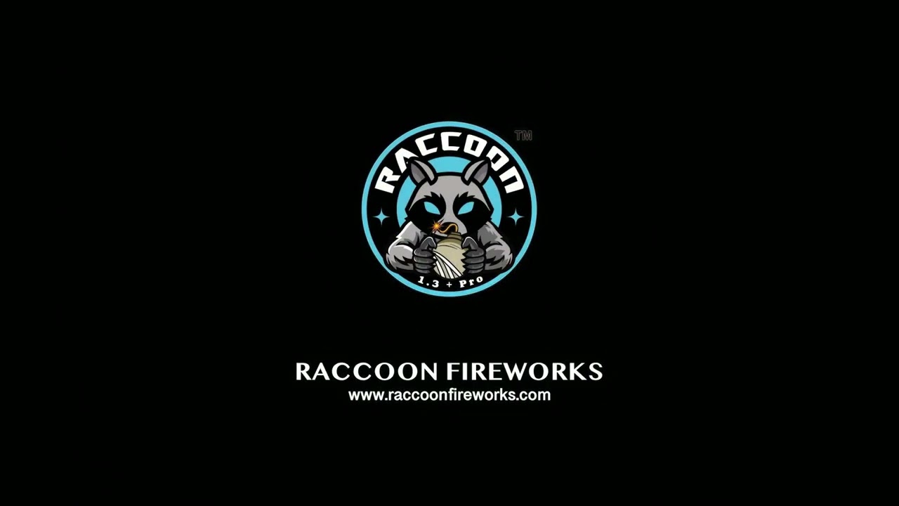 Raccoon Fireworks 1.3g Japanese Style Shell JY8 0363 - YouTube