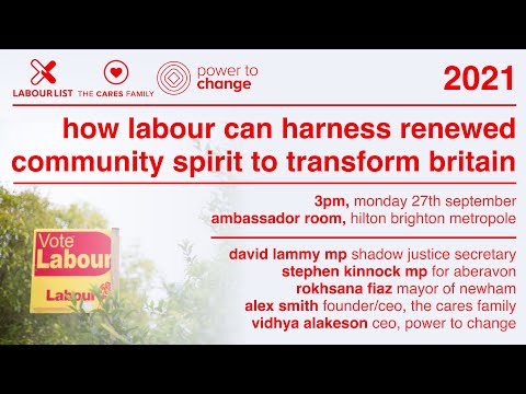 How Labour Can Harness Renewed Community Spirit To Transform Britain