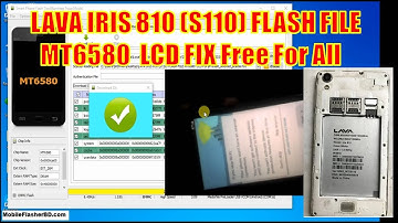 Download Lava iris 810 (S110) Flash File Led Fix Tested Firmware Free Download by GSM Free Equipment