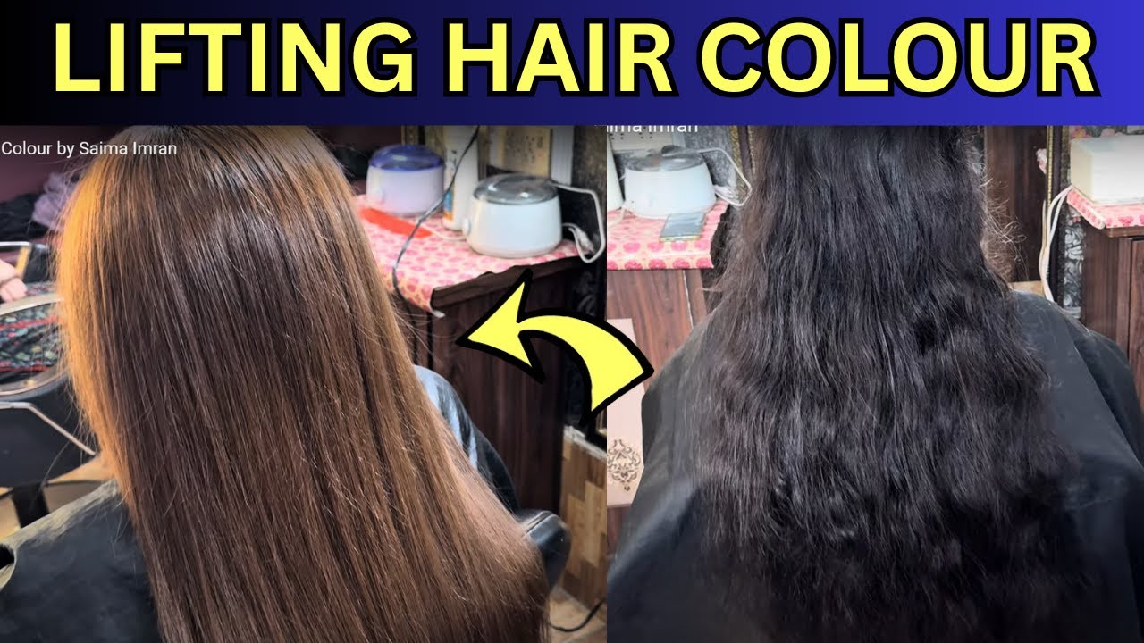 Lifting Hair Colour by Saima Imran