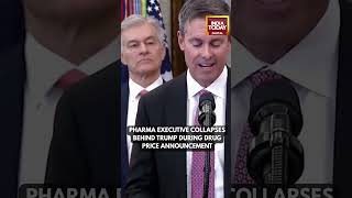 Pharma Executive Collapses Next to Trump During Live White House Event on Obesity Drug Price Cuts