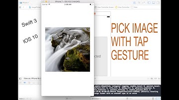 IOS Image Picker using Swift3 (with Tap Gesture)