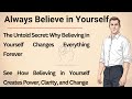 Believe in Yourself  || Learn English Through Motivational Lesson 🔥 || English Listening Practice ✅️
