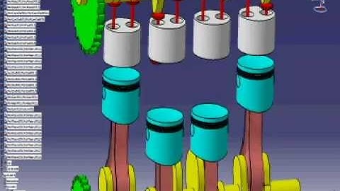 Engine Animation Catia