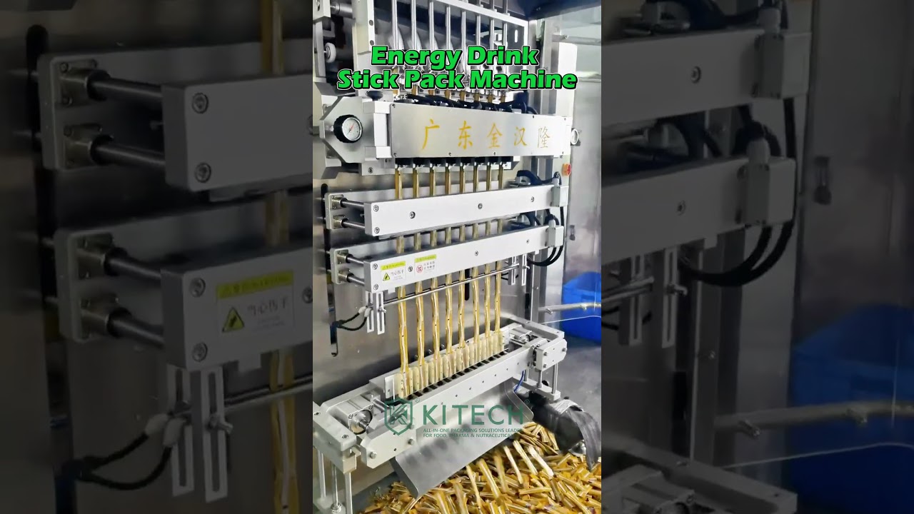 Automatic Stick Pack Machine for Energy Drinks, Sports & Nutritional Liquids 