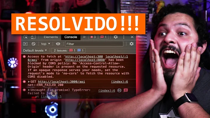 No 'Access-Control-Allow-Origin' header is present on the requested resource. | RESOLVIDO!