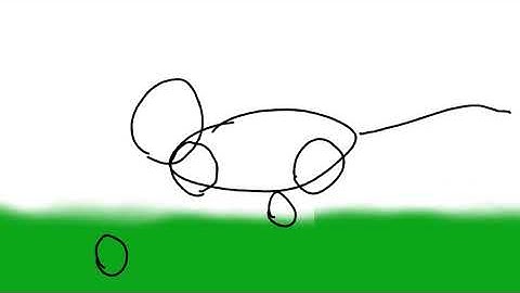 Poorly Tweened Walk Cycle. (movement/camera test) (Roughanimator)