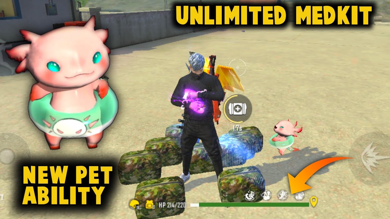 FREE FIRE NEW ZASIL PET ABILITY TEST | OB33 UPDATE NEW PET - GARENA FREE FIRE
