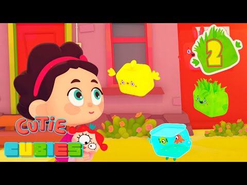 Cutie Cubies 🎲 Episode 2: THE CUBO-CLEANING 🔆 Moolt Kids Toons