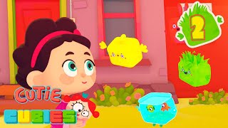 Cutie Cubies 🎲 Episode 2: THE CUBO-CLEANING 🔆 Moolt Kids Toons screenshot 5