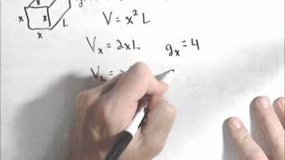 Lagrange Multipliers - Maximizing Volume
