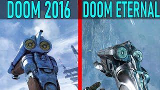 Doom Eternal vs Doom 2016 - Weapon Comparison