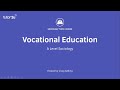 Vocational Education