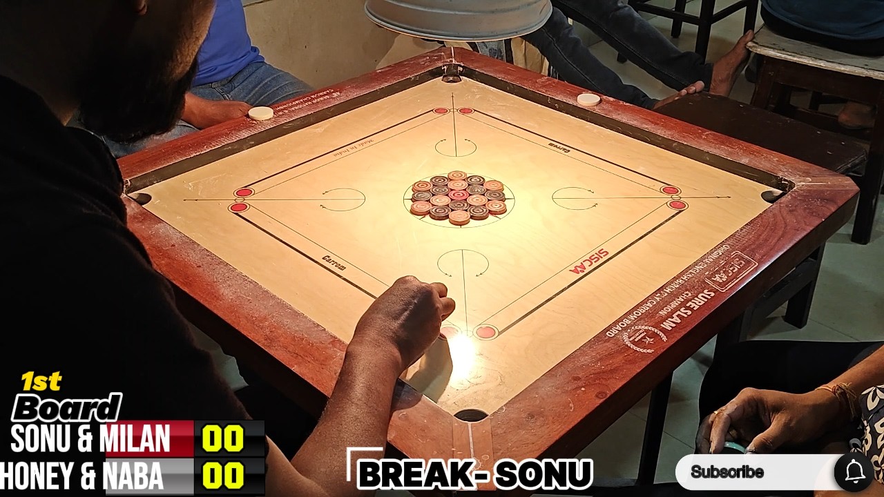Carrom Doubles Clash 😱 SONU & MILAN Vs HONEY & NABA | Bhubaneswar Club Match 🏆