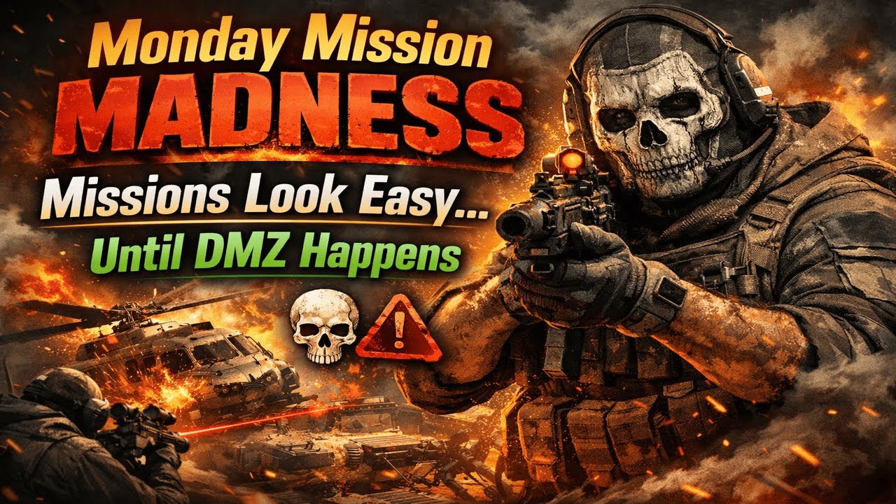 Live Now: Monday Mission Madness | Missions Look Easy… Until DMZ Happens?! On our way to 300 Subs!