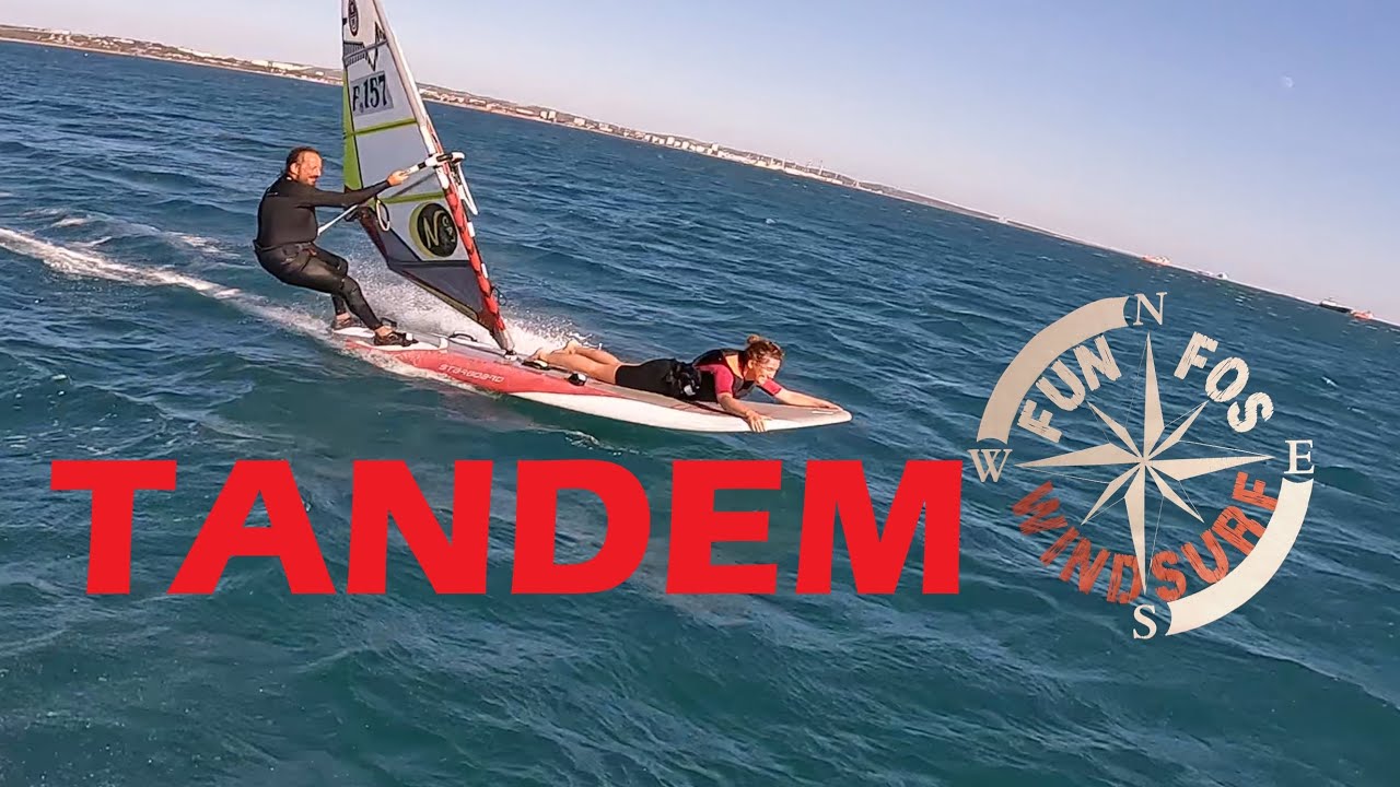 ALERTE A CAVAOU /   le  bonheur du  TANDEM WINDSURF