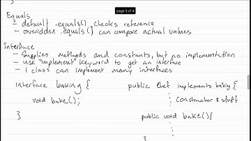 Data Abstraction - Java Class Overview