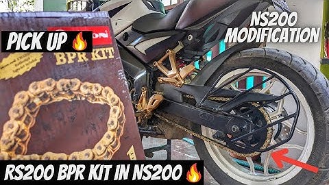NS200 Modification 🔥 | BPR KIT💥 | RS200 | Chain sprocket | Pick up💥 | Pros & cons
