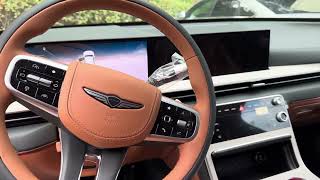 Earthy Brown Smoky Interior: 2025 Genesis GV80 3.5T Prestige