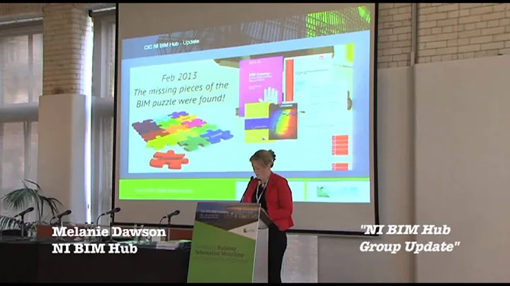 Melanie Dawson, Chair CIC NI BIM Hub, 2013 CITA BI...