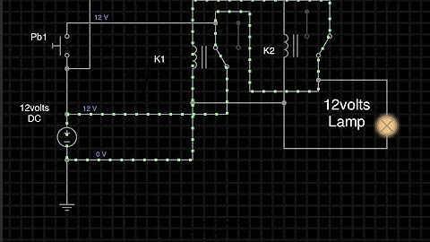 Electronic Latching Relay Circuit