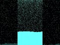 Turquoise Falling Sand – Full Screen Particle Animation with Sound