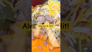 Easy Dinner Idea with Frozen Fries #yummy #fyp #shorts #food #snacks #easyrecipe