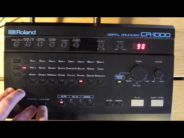 230141美品 Roland DIGITAL DRUMMER CR-1000 リズムマシン ...