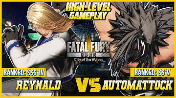 FATAL FURY: CotW ⭐ AutoMattock (TIZOC) vs Reynald (KAIN) ⭐ FF:CotW High Level Gameplay!