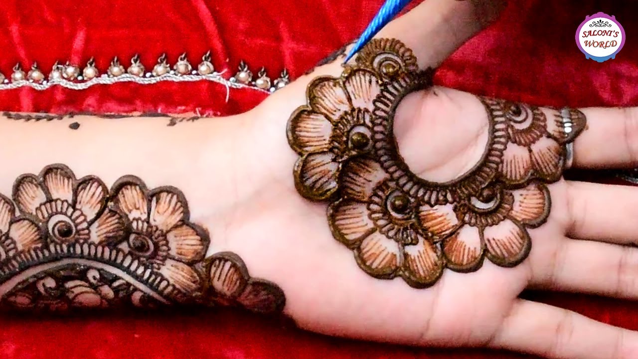 Flower Henna Mehndi Design