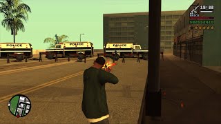 GTA San Andreas  Wanted Level 6 Rampage + Six Star Escape